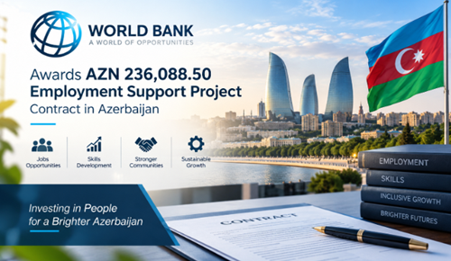 World Bank Awards AZN 236,088.50 Employment Support Project Contract in Azerbaijan